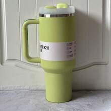 现货 S-TANLEY 40盎司保温杯，304不锈钢吸管，大容量，时尚真空保温杯，适用于汽车 - 多色40oz - 查看 7