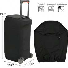 Funda protectora para altavoz, funda protectora impermeable y resistente al sol para altavoz, funda de almacenamiento para altavoz con asa - Negro - Ver 6