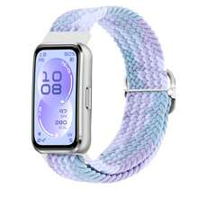 适用于华为 Watch 11/11Pro 的尼龙表带，1 条装，弹力透气，尼龙材质，带魔术贴，可替换表带，也适用于华为 Watch 8/9/10，男女通用时尚智能手表配件，高品质表带替换装。 - 彩色 - 查看 12