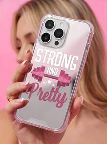 苹果健身标语镜面防震手机壳，兼容 11/12/13/14/15/15 Pro/15 Plus/15 Pro Max/16/16 Pro/16 Plus/16 Pro Max/7 Plus/8 Plus/X/Xs Max/Xr/11 Pro/12 Pro/13 Pro/14 Pro/12 Mini/13 Mini/11 Pro Max/12 Pro Max/13 Pro Max/14 Pro Max/14 Plus/6/6s/6 Plus/7/8/SE，防水、防震、防刮擦，国际版，非国内版。 - 彩色 - 查看 2