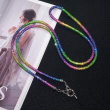 奢华水钻防丢防盗手机挂绳。适合作为母亲节、家庭聚会、朋友生日、节日等场合的手机配件。这款手机挂绳设计坚固耐用，不易断裂。 - 黑色 - 查看 7