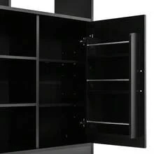 Storage Islands & Carts - Black - View 4