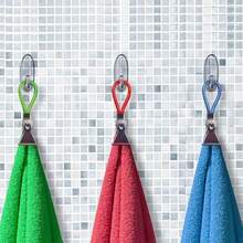 Set Of 4 Towel Clips For Tea Towels, Suitable For Kitchen And Bathroom Use, Featuring Multipurpose Hangers With Loop Hooks For Convenient Home Storage, Sturdy Non-Slip Design With Strong Grip For Dish Cloth, Napkin, And Mother's Day Gift. - Multicolor - View 3