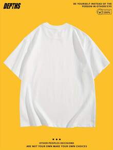 New Summer 2026 Collection, Cartoon Fun Creative Pattern Round-Neck T-Shirt, Pure Cotton Summer Fashion Short Sleeve, Casual Everyday Outing Style Top, 100% Cotton, Sizes S–7XL, Ships Within 24 Hours - trắng - Xem 2