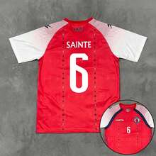 [48-Hour Shipping] Haiti National Team 2026-2027 Season Home Red And White Short-Sleeved Football Jersey With Multiple Player Numbers 1 / 6 / 9 / 10 - 6號 - 查看 7