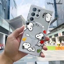 Ốp lưng điện thoại từ tính trong suốt hình Snoopy mùa thu MINISO dành cho Samsung S26 Ultra/S26 Edge/S26 Plus/S26/S25 Ultra/S25 Plus/S25/S25FE/S25Edge/S24Ultra/S24Plus/S24/S24FE/S23FE/S23Ultra/S23Plus/S23/S22Ultra/S22Plus/S22/A15/A16/A17/A35/A36/A37/A54/A55/A56/A57 Quà tặng Giáng sinh cho bạn gái - Trong sáng - Xem 4