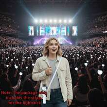 K-Pop Lightstick Strap, K-Pop Lightstick Shoulder Strap, K-Pop Portable Display Activity Crossbody Strap, Adjustable Body Carrying Strap Suitable For Universal K-Pop Lightstick, K-Pop Lightstick Accessories Suitable For Concert Essentials, Suitable For Parties, Games And Events, Suitable For Skz//Stray Kidz//Twice///Txt//Gdragon//Exo/Aespa/Army Bomb/Official Lightstick, Lightstick Not Included. - 粉色 - 查看 7