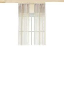 2pcs Beige New Bohemian Curtains, Decorative Beige Striped Rod Pocket Curtains, Suitable For Home, Kitchen, Living Room And Bedroom - Beige - View 53