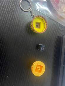 可爱逼真的3D打印巧克力玩具，减压神器，可作钥匙扣、背包装饰、迷你配饰、超市展示品，适合作为节日礼物、趣味可爱礼物、生日礼物、复活节礼物、万圣节礼物、圣诞节礼物、派对礼物，软萌可爱，捏捏乐玩具，捏捏乐减压玩具，捏捏乐，饺子造型捏捏乐，成人女 - 彩色 - 查看 10