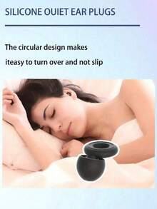 Nút bịt tai chống ồn kèm hộp đựng, nút bịt tai silicon tái sử dụng dùng khi ngủ và bơi lội, silicon siêu mềm, bảo vệ thính giác tái sử dụng khi ngủ, bơi lội, xem hòa nhạc, đi xe máy, lý tưởng làm quà tặng Ngày của Mẹ. - A - Xem 2