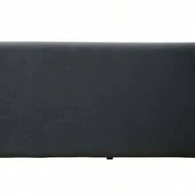 Cama nido de estilo transicional con acabado gris, con ribete de tachuelas, tapizado acolchado con botones capitoneados, diseño de esmoquin, incluye kit de listones - Gris + Franela + Madera + Transicional1 - Ver 3