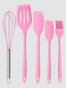 5件套彩色烘焙用品套装 | 马卡龙彩色烘焙工具、硅胶厨房用具、蛋糕奶油装饰工具、奶酪厨房小工具、母亲节礼物 - 查看 13