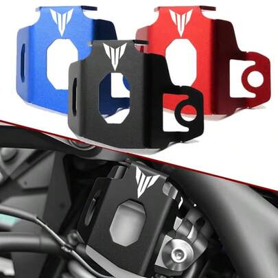 Nắp bảo vệ bình chứa dầu phanh sau cho xe máy MT07 MT09 MT03 MT10 MT25 MT125 MT 07 09 10 25 FZ07 FZ09 XSR900 XSR700 R1 R1M R3 R6 R7 Tracer Scrambler, Phụ tùng xe máy, Phụ kiện xe máy, Màu đen/đỏ/xanh dương/xanh lá cây