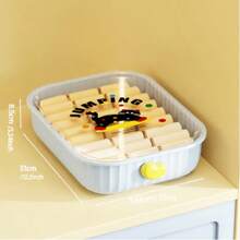 1pc Dopamine Compartment Sock Storage Box, Wardrobe Organization Essential - Compartment Storage Box - View 4