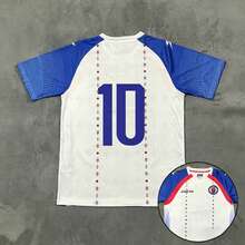 [48-Hour Shipping] Haiti National Team 2026-2027 Season Away White And Blue Short-Sleeved Football Jersey With Multiple Player Numbers 2 / 4 / 7 / 9 / 10 / 11 - 18號 - 查看 4