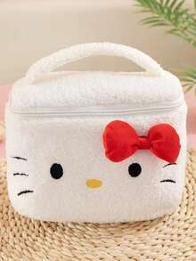 1个云绒3D化妆包 可爱卡通大容量高性价比高级毛绒化妆收纳包 - 彩色 - 查看 4