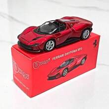 Burago 1:64 红盒系列法拉利 SP3 Laferrari SF90 F40 F50 FXXK 正品压铸合金车模，指尖大小的微型跑车，逼真的收藏装饰品 - 彩色 - 查看 19
