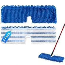 Mop Heads Replments For  Hard Floor 'N More Microfiber Flip Mop 2 Pack Dust Mop Replment Heads For Ocedar Flip Mop Reusable Refill Double-Sided Mop Head For O Cedar Mop - như hình - Xem 7