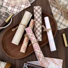 Giấy kẻ caro 40 tờ/túi, giấy nền trang trí sổ lưu niệm kẻ caro kiểu retro, thích hợp cho sổ Bullet Journal, đồ thủ công DIY, trang trí văn phòng phẩm, đồ dùng học tập, quà tặng Ngày Nhà giáo, đồ dùng làm sổ lưu niệm, đồ dùng làm sổ nhật ký. - A - Xem 4
