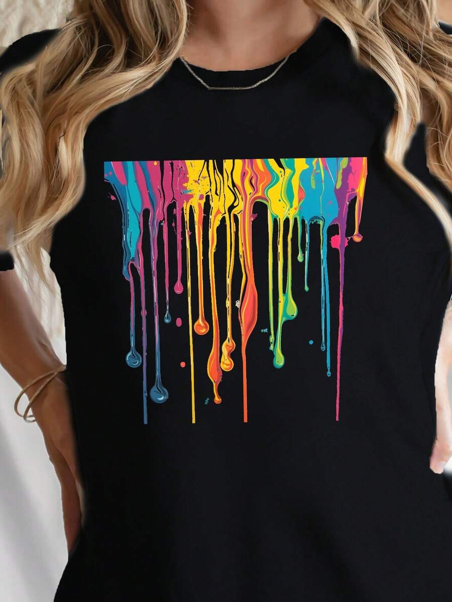 Women T-Shirts - Black - View 1