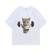 Summer Outfits For WomenMonster Truck Dad Fathers Day Monster Truck Are My Jam T Shirtsummer Outfits For Womensummer Outfits For Women,Summer Tops - 白2 - 查看 11