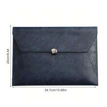 Túi đựng tài liệu giả da, túi đựng hồ sơ công sở, cặp tài liệu A4, đồ dùng học tập và văn phòng phẩm, túi đựng đồ dùng học tập, đồ dùng học tập - Một kích thước phù hợp với tất cả - Xem 6