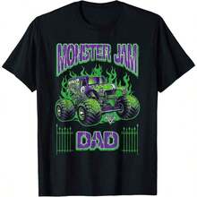Summer Outfits For WomenMonster Jam Dad Family Motorsports T-Shirtsummer Outfits For Womensummer Outfits For Women,Summer Tops - màu đen - Xem 1