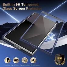 1pc Hadaasi Multi-Color Magnetic Leather Texture Smart Quick Access Payment PU Leather Case With Built-In Screen Protector, Foldable Hinge, Metal Lens Frame, Electroplated Metal Buttons, NFC Function, Side Key Activation, Submenu One-Touch Payment, Suitable For Samsung Galaxy Z Fold 7/Z Fold 6/Z Fold 5/Z Fold 4/Z Fold 3 - Multicolor - View 5