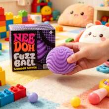 1pc Round Ball Pressure Relief Toy, Prickly Stress Ball, Colorful Egg Shape, Squeezing Venting Toy For Stress Relief,Pink Ball - Màu tím - Xem 2