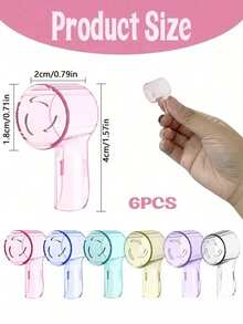 6 Peças Estojos Protetores Portáteis para Cabeças de Escova de Dentes Elétrica - Adequado para Cabeças de Escova de Dentes Elétrica IO, À Prova de Poeira e Respirável, Adequado para Casa e Viagens, Acessórios de Viagem Essenciais, Presente de Dia dos Namorados para Namorado/Namorada, Imprescindível para Férias - Multicolorido - Visão 13