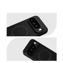 磁吸式液态硅胶手机壳，兼容 Pixel 6、6a、6 Pro、7、7a、7 Pro、8、8a、8 Pro、9、9a、9 Pro、10、10a、10 Pro、10 Pro XL - 黑色 - 查看 4