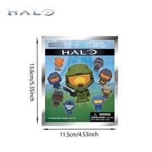 Microsoft Official Licensed HALO Series 1 & 2 3D Foam Bag Clip Aesthetic Gamer Charm Collectible Pendant For Fans - Military Green 2 - View 3