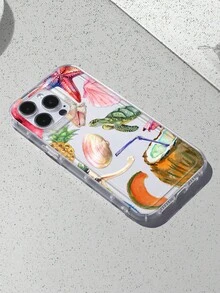 accesorios no incluidos funda transparente con diseño de flor de Ocean Design compatible con - Multicolor 4 - Ver 6