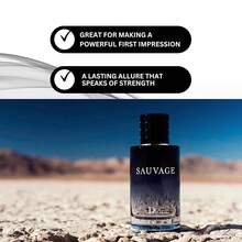 Dior Sauvage Eau De Toilette Mini For Men, 0.34 Oz / 10ml Splash Cologne - Citrus & Wood Fragrance With Bergamot & Amberwood - Travel Size - 水果&柑橘香調 - 查看 4