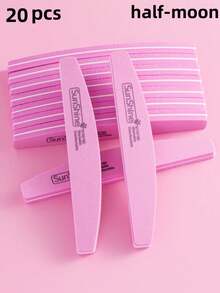 10件套双面100/180目指甲锉和抛光块，专业美甲工具，指甲抛光块 - 彩色 - 查看 36