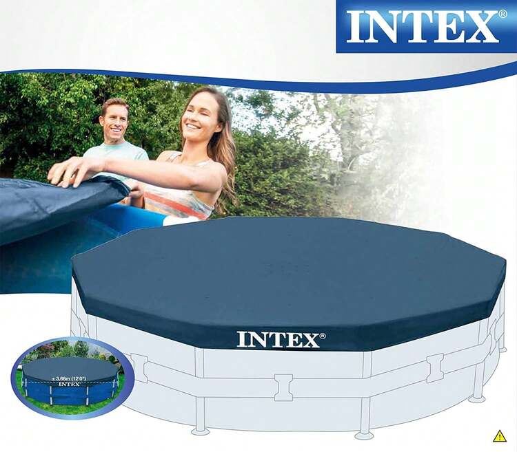 Intex Frame Pools Cover For 12ft Frame Pool - Pool Cover - View 4