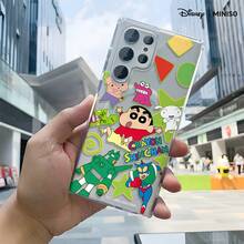 Ốp lưng điện thoại từ tính trong suốt MINISO Crayon Shin-Chan cho Samsung S26 Ultra/S26 Edge/S26 Plus/S26/S25 Ultra/S25 Plus/S25/S25FE/S25Edge/S24Ultra/S24Plus/S24/S24FE/S23FE/S23Ultra/S23Plus/S23/S22Ultra/S22Plus/S22/A15/A16/A17/A35/A36/A37/A54/A55/A56/A57 Quà tặng Giáng sinh cho bạn gái - Trong sáng - Xem 4