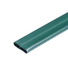 Bottom Locking Privacy Slats, Double-Wall Vertical Bottom-Locking Slats Chain-Link Fence, High-Density HDPE Chain Link Slats Ideally Fit 4' High Fence Garden, Farm, Sports Field(Green) - Double-wall + 4 Ft - View 2