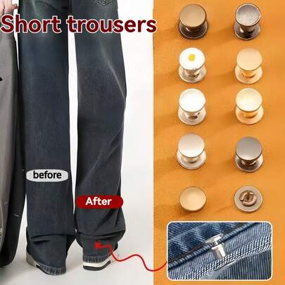 Khóa kim loại điều chỉnh được, có thể tháo rời không cần may, thích hợp để cố định và điều chỉnh gấu quần, mũ, ba lô, nhiều loại quần áo và áo khoác ngoài, dễ lắp đặt, vừa vặn chắc chắn, nhiều màu sắc để lựa chọn.