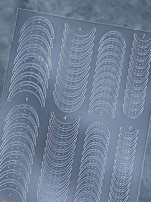 Full Size French Manicure Nail Stickers, Includes Adhesive Dots, Nail Plates, Guideline, And Various French Curve Patterns - Clear - View 4
