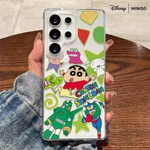 Ốp lưng điện thoại từ tính trong suốt MINISO Crayon Shin-Chan cho Samsung S26 Ultra/S26 Edge/S26 Plus/S26/S25 Ultra/S25 Plus/S25/S25FE/S25Edge/S24Ultra/S24Plus/S24/S24FE/S23FE/S23Ultra/S23Plus/S23/S22Ultra/S22Plus/S22/A15/A16/A17/A35/A36/A37/A54/A55/A56/A57 Quà tặng Giáng sinh cho bạn gái - Trong sáng - Xem 1