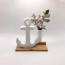 1pc Large Anchor Shaped Silicone Mold, Suitable For Resin, Concrete, Epoxy Resin Crafts, Anchor Decor, Summer Wedding DIY Gifts - Silicone Mold for Anchor Ornament - View 9