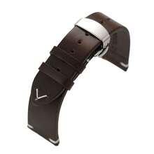 Oil Wax Leather Watch Strap For Men And Women 18mm 20mm 22mm With Quick Release Spring Bar Butterfly Buckle And Gift Box Replacement Calfskin Watch Band - Mouldless - View 7