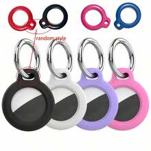 1pc/4pcs Pet Tracker Anti-Lost Protector Case, Waterproof Keychain For Airtag Locator, Tracking Collar Accessory For Cats And Dogs, Airtag 2 Tag Holder, Excludes Airtag Device - Multicolor - View 9