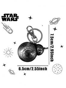 Star Wars 1个星球大战官方授权金属钥匙扣，包含千年隼、R2-D2、X翼战机和BB-8四种3D造型，可作包包挂饰，日常使用和收藏皆宜，是星球大战粉丝的理想礼物。 - 多色1 - 查看 12