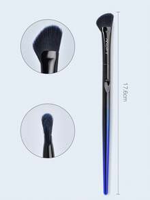 1支化妆刷，柔软刷毛，高光刷，鼻部轮廓刷，便携式设计，蓝色女巫面部化妆刷 - 彩色 - 查看 5