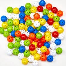10 quả bóng tập golf bằng nhựa PE nhiều màu, thích hợp cho việc luyện tập đánh golf ngoài trời và trong nhà dành cho người lớn ở mọi trình độ, phụ kiện golf. - Nhiều màu - Xem 5