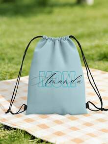 1 Ba lô dây rút tùy chỉnh, ba lô in tên và chữ cá nhân hóa, túi nhẹ tùy chỉnh cho phòng tập thể dục, du lịch, sử dụng hàng ngày. - Nhiều màu - Xem 9
