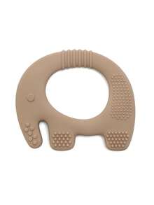 1个硅胶大象造型牙胶，适合宝宝出牙期、新生儿咀嚼和咬合训练 - 彩色 - 查看 20