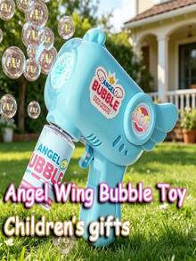 Machine à bulles de dessin animé mignonne pour enfants, souffleur de bulles coloré et lumineux de haute qualité, accessoire interactif familial pour l'extérieur, facile à utiliser, jouet d'été essentiel pour les enfants à l'extérieur - Multicolore - Voir 2